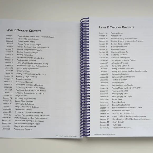 Level E Lessons Book - Blue - Picture 3 of 8